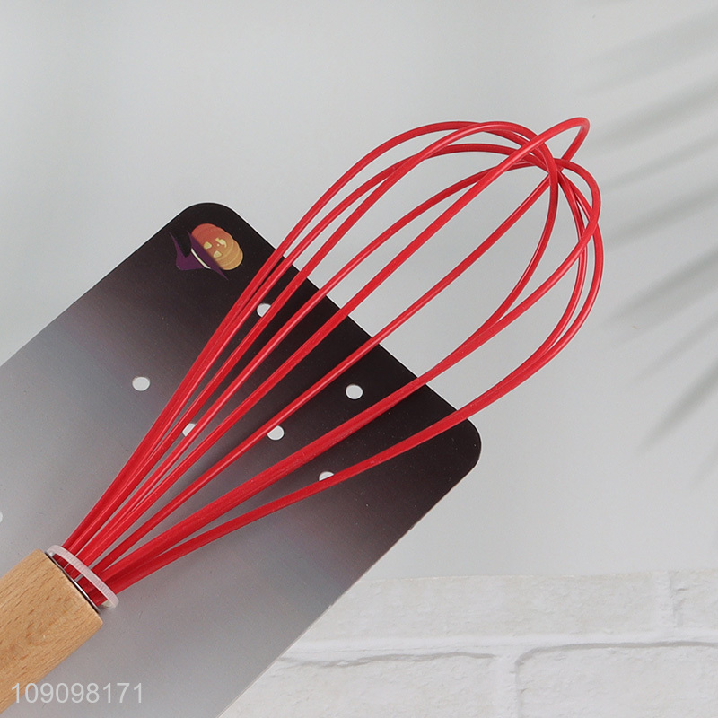 Good selling red kitchen gadget egg whisk egg beater  for household