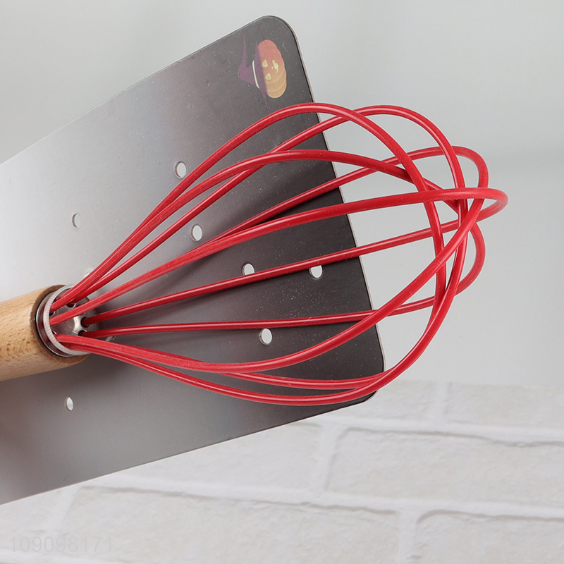 Good selling red kitchen gadget egg whisk egg beater  for household