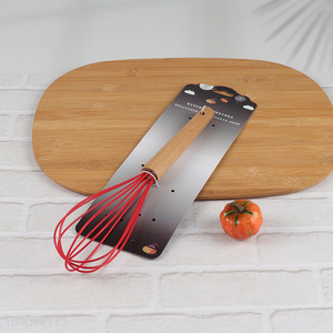 Good selling red kitchen gadget egg whisk egg beater for household