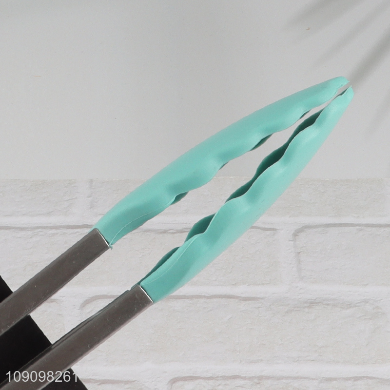 Best quality multicolor kitchen food tongs food clips for sale
