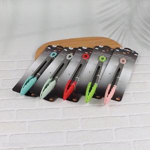 Factory direct sale multicolor kitchen food tongs food clips wholesale