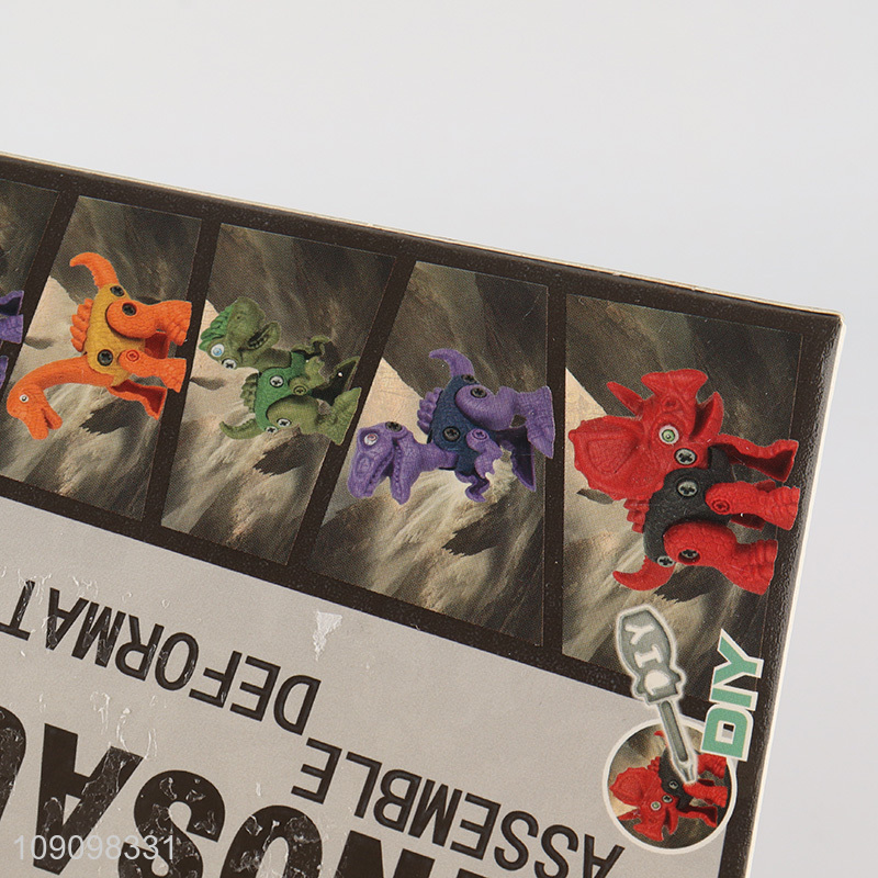 Popular Product 15PCS DIY Assembly Dinosaur Toys Take Apart Toys for Kids