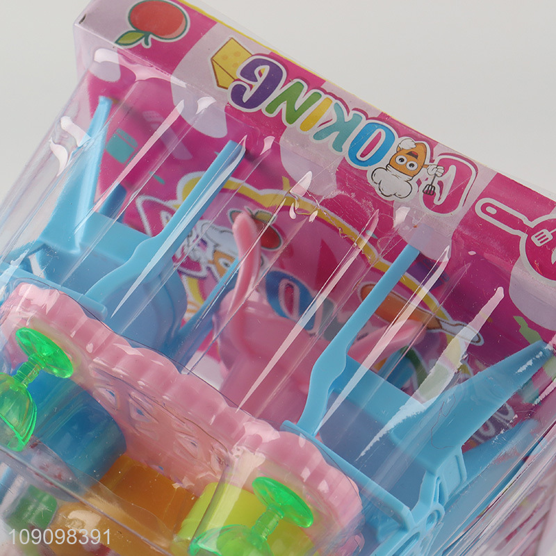 Good Quality 15PCS Kids Kitchen Playset Plastic Kitchen Toy for Toddlers