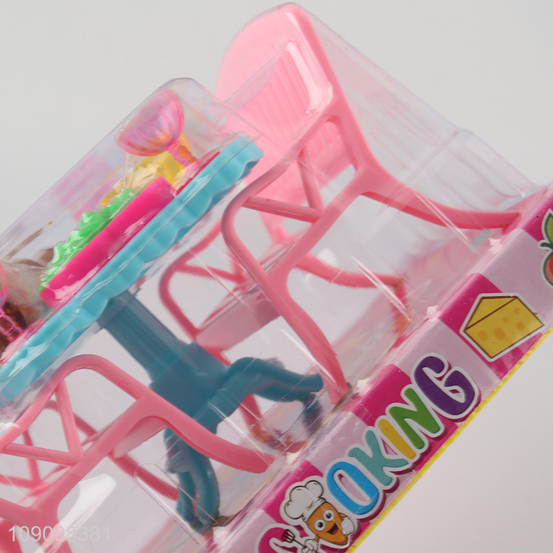 New Arrival 16PCS Kids Pretend Play Kitchen Toys with Furniture & Tableware