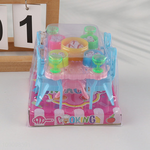 Good Quality 15PCS Kids Kitchen Playset Plastic Kitchen Toy for Toddlers