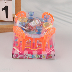 Hot Selling 14PCS Kids Kitchen Toy Accessories Toddlers Cooking Playset