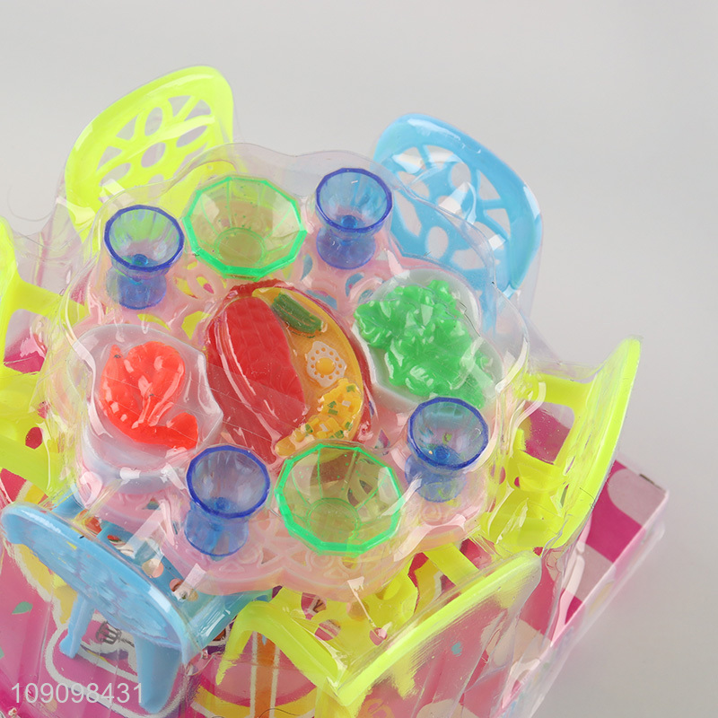 Low Price 18PCS Pretend Kitchen Playset Plastic Cooking Toy for Kids Age 3+