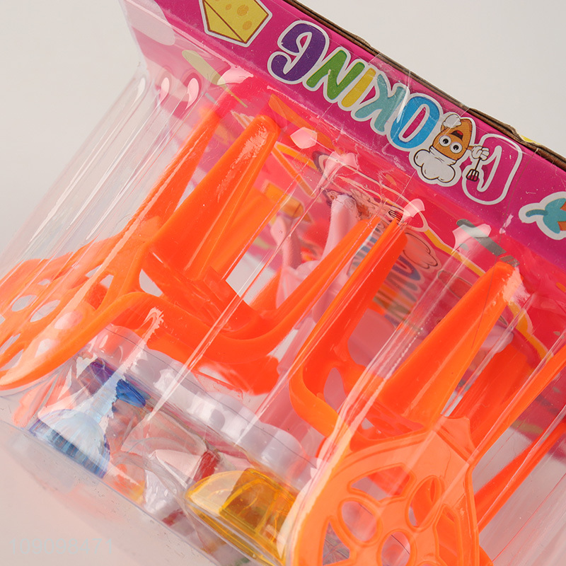 Hot Selling 14PCS Kids Kitchen Toy Accessories Toddlers Cooking Playset