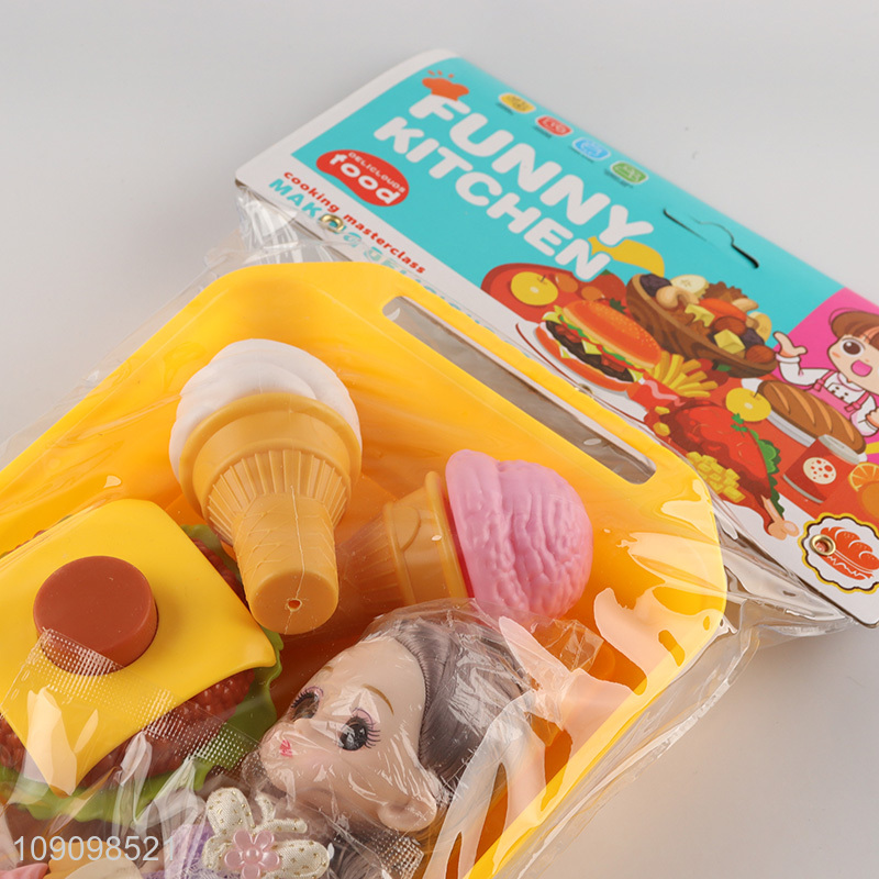 New Product 15PCS Plastic Kitchen Cooking Toy for Kids Boys Girls Toddlers