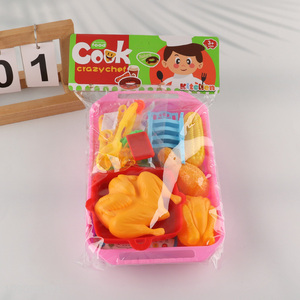 Good Quality 26PCS Kids Pretend Play Kitchen Toys with Furniture & Tableware