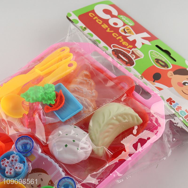 High Quality 22PCS Kids Pretend Play Toy Plastic Kitchen Playset Toy for Toddlers