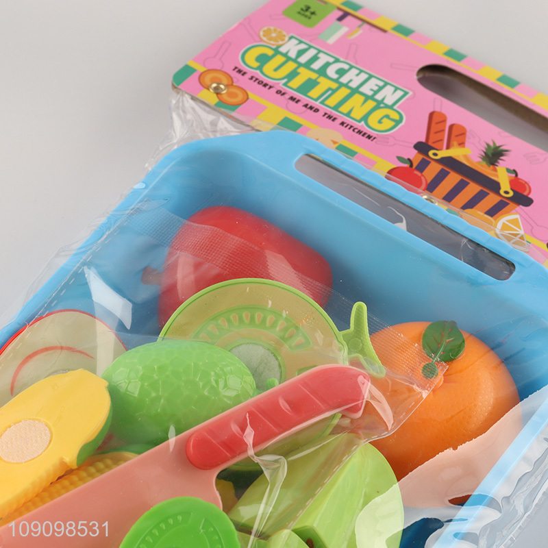 Online Wholesale 17PCS Kids Kitchen Toy Prentend Play Cutting Play Food Toy