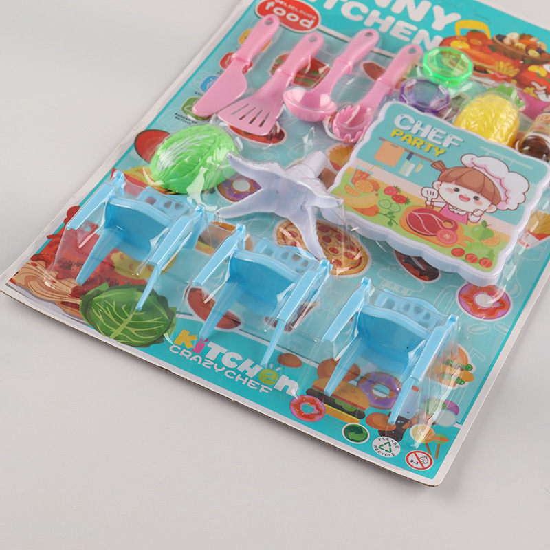 Wholesale 14PCS Kids Toddlers Kitchen Playset Prentend Play Kitchen Toys