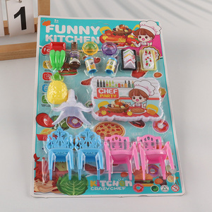 Factory Price 18PCS Pretend Kitchen Playset Plastic Cooking Toy for Kids Age 3+