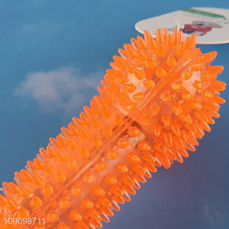 New Arrival Light Up Squeaky Dog Toy Durable Dog Chew Teething Toy