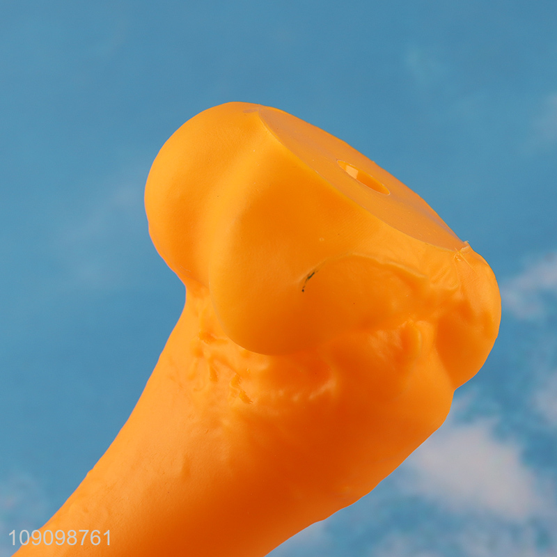 New Product Squeaky Dog Toy Indestructible Bone Shaped Dog Chew Toy