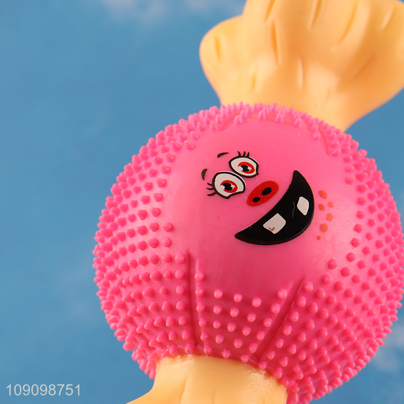 Factory Supply Squeaky Dog Toy Dog Chew Toy Teeth Cleaning Toy