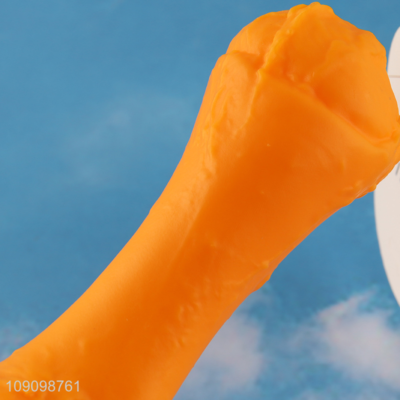 New Product Squeaky Dog Toy Indestructible Bone Shaped Dog Chew Toy