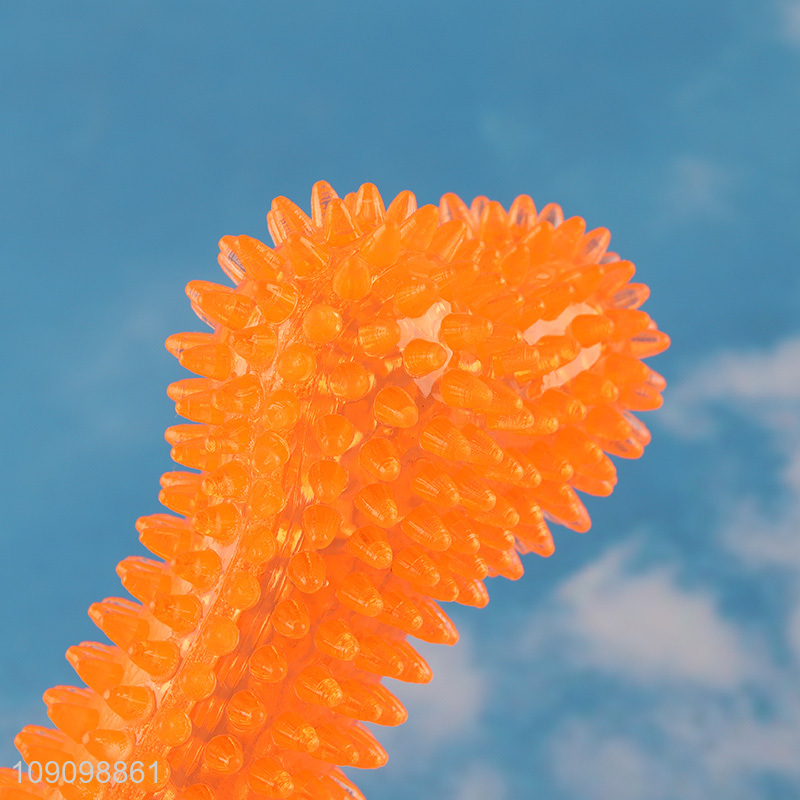 Factory Price Light Up Squeaky Dog Toy Dog Fetching Teething Toy