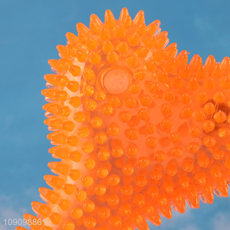 Factory Price Light Up Squeaky Dog Toy Dog Fetching Teething Toy