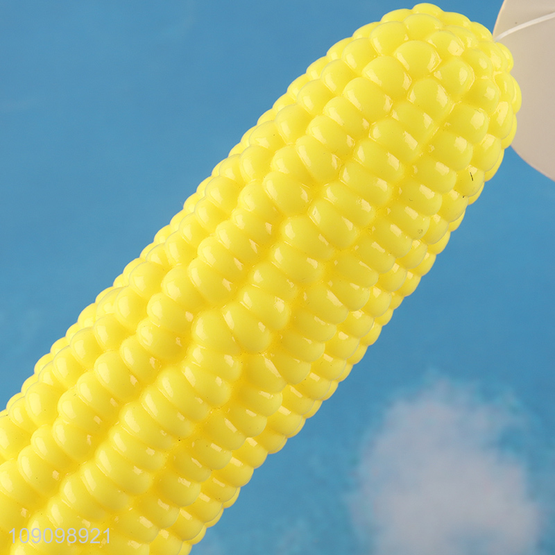 China Imports Squeaky Dog Toy Corn Shaped Dog Chew Teething Toy