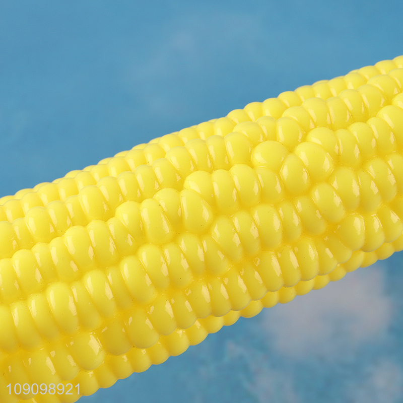 China Imports Squeaky Dog Toy Corn Shaped Dog Chew Teething Toy