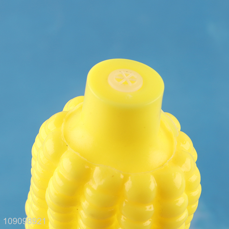 China Imports Squeaky Dog Toy Corn Shaped Dog Chew Teething Toy