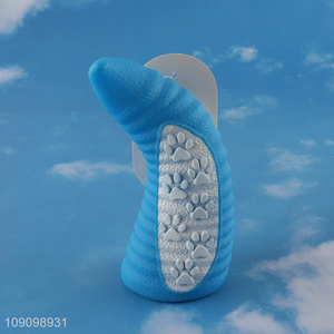 Factory Supply Squeaky Dog Toy Ox Horn Shaped Dog Puppy Teething Toy