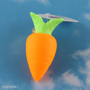 Factory Price Squeaky Dog Toy Carrot Shaped Dog Puppy Chew Toy