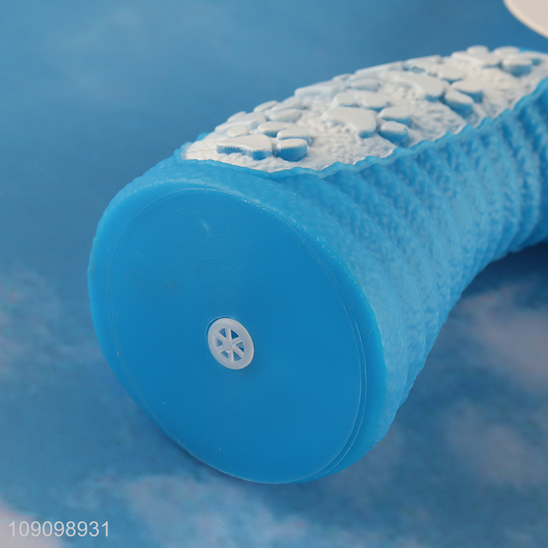 Factory Supply Squeaky Dog Toy Ox Horn Shaped Dog Puppy Teething Toy