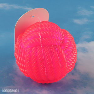 Factory Supply Light Up Dog Toy Ball Squeaky Dog Puppy Chew Toy