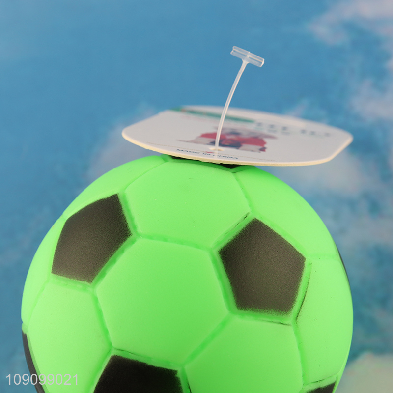 New Product Dog Ball Toy Football Squeaky Dog Chew Toy for Teething