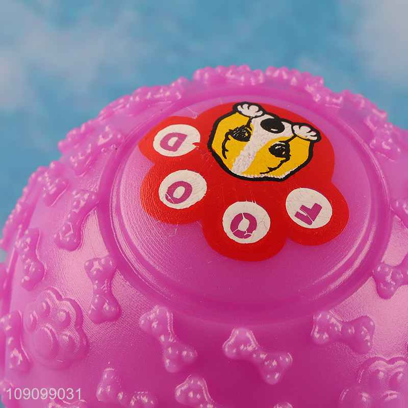 Low Price Squeaky Dog Toy Ball Dog Chew Toy Food Leakage Toy