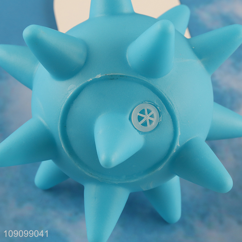 Online Wholesale Squeaky Dog Toy Ball Durable Spiky Dog Toy Ball