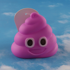 Factory Wholesale Dog Squeaky Toy Poop Shaped Dog Chew Teething Toy