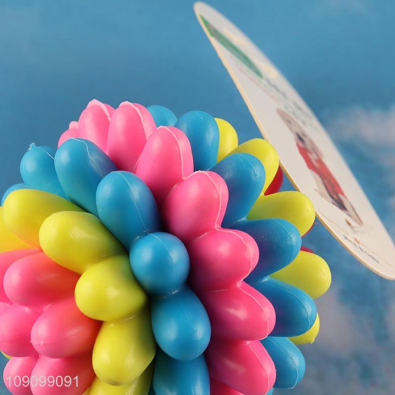 Good Quality Colorful Dog Toy Ball Dog Puppy Chew Toy for Teething