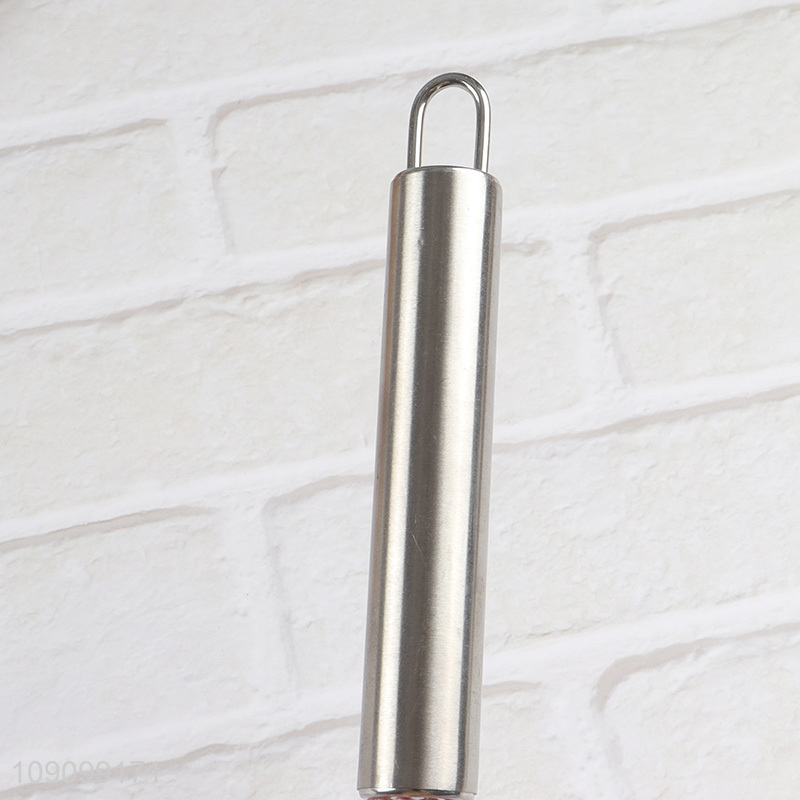 Factory price kitchen gadget egg whisk with stainless steel handle