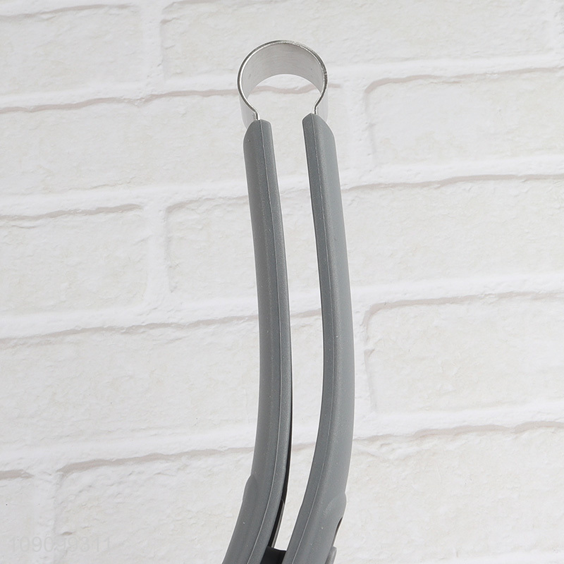 Good quality 2in1 food clip pancake egg turning spatula for sale