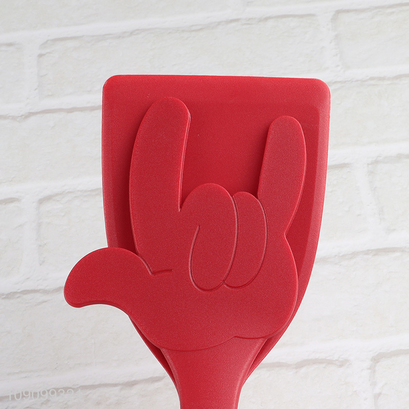 Hot items 2in1 2in1 food clip pancake egg turning spatula for kitchen