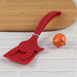 Hot items 2in1 2in1 food clip pancake egg turning spatula for kitchen