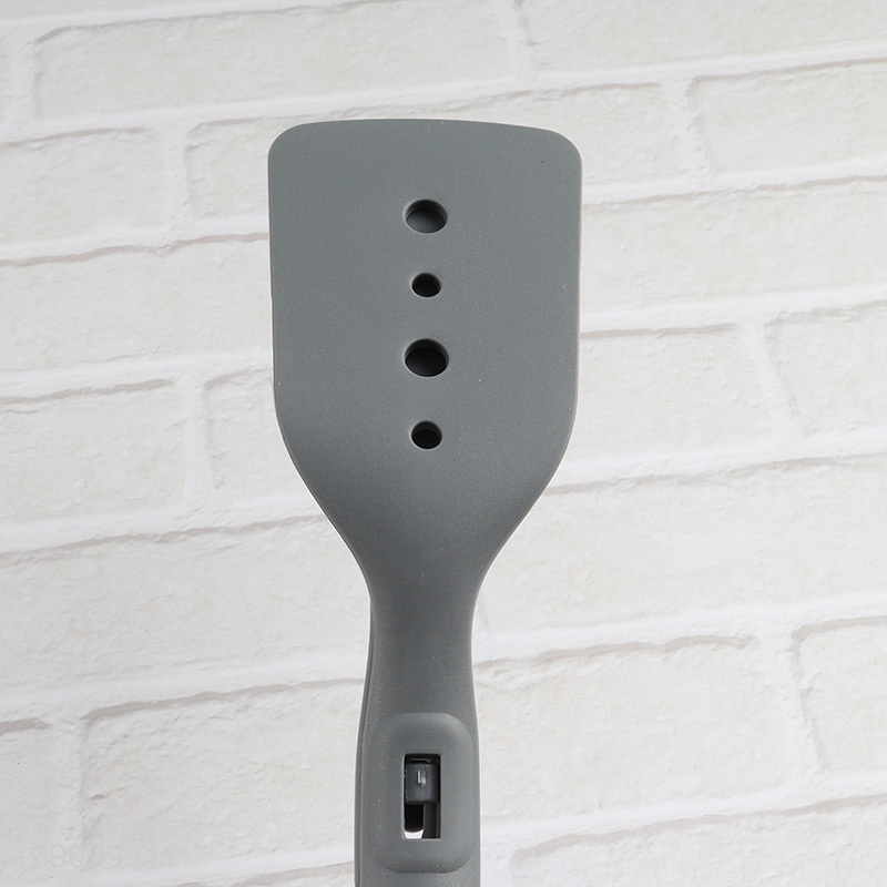 Good quality 2in1 food clip pancake egg turning spatula for sale