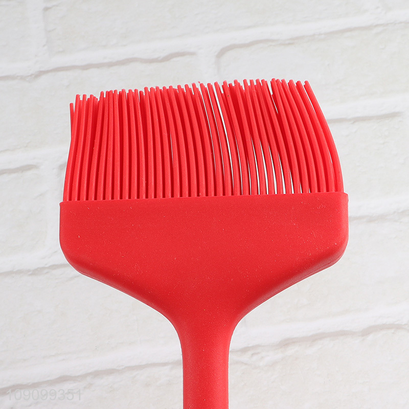China supplier red silicone oil brush barbecue brush for sale