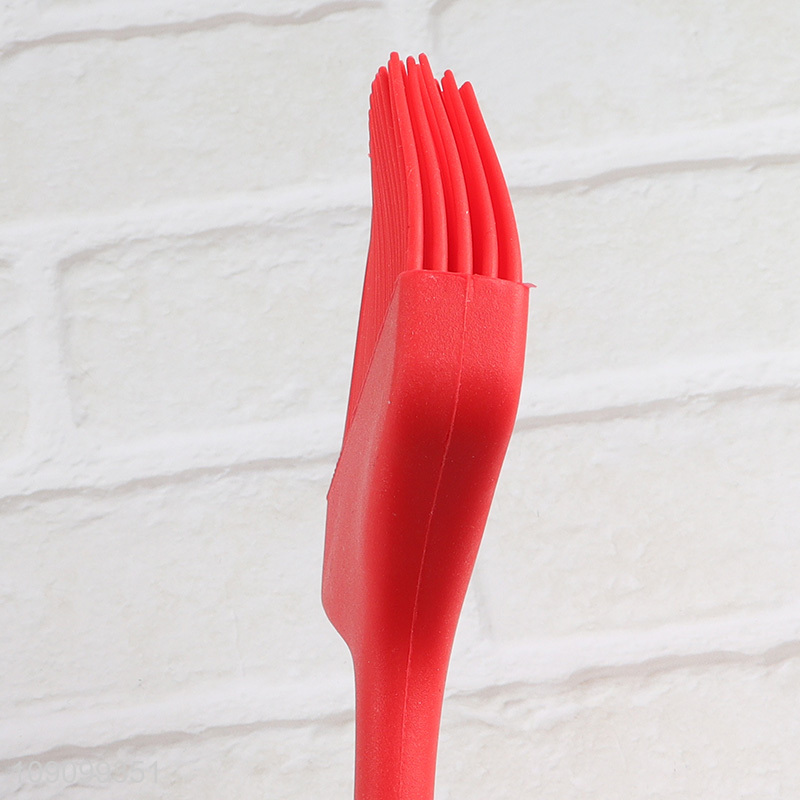 China supplier red silicone oil brush barbecue brush for sale