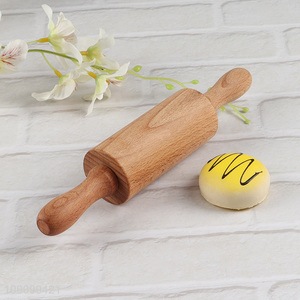 Yiwu market home restaurant kitchen wooden rolling pin with handle