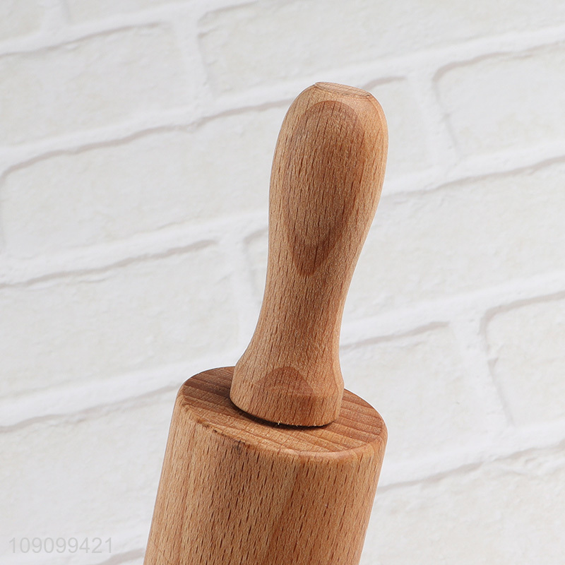 Yiwu market home restaurant kitchen wooden rolling pin with handle
