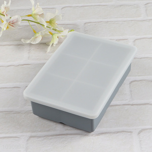 Top sale silicone reusable ice cube mold ice maker wholesale