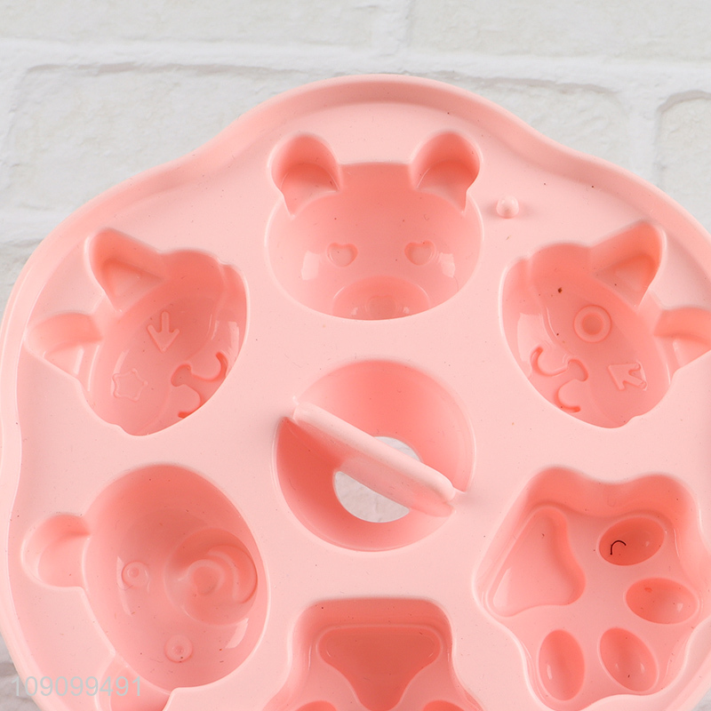 Good quality cartoon animal series silicone cake mold baby food mold