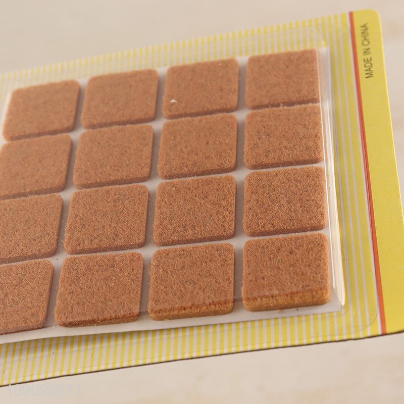 New Product 16PCS 2X2CM Non-Slip Non-Woven Furniture Pads Floor Protectors