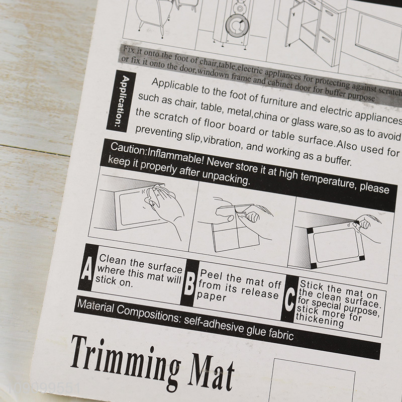 New Arrival 6PCS 4.5X3CM Non-Slip Non-Woven Furniture Pads Floor Protectors