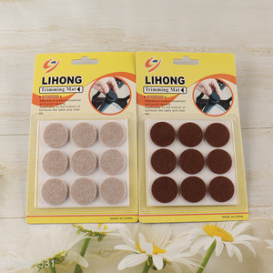 Hot Selling 9PCS 2.8CM Non-Slip Non-Woven Furniture Pads Floor Protectors